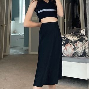 Long Black Skirt